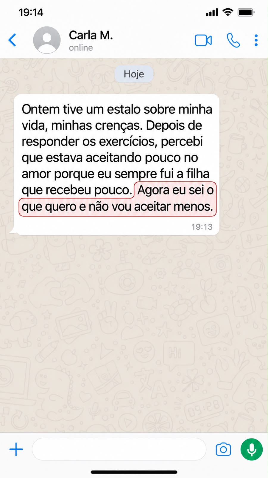 Depoimento de Carla M.
